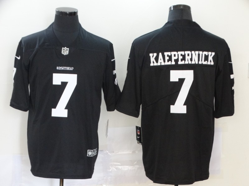 Men's Las Vegas Raiders Colin Kaepernick #7 Black Jersey